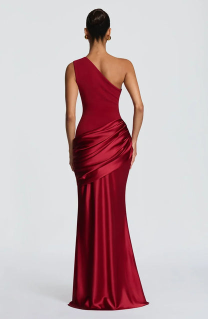 Serena Satin Maxi Dress