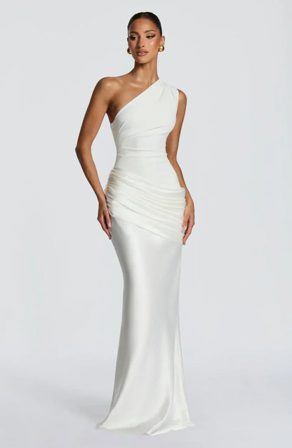 Serena Satin Maxi Dress
