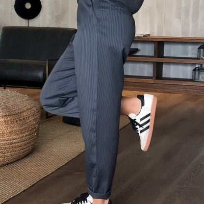 Beatrice | Striped Shaping Dress Pants