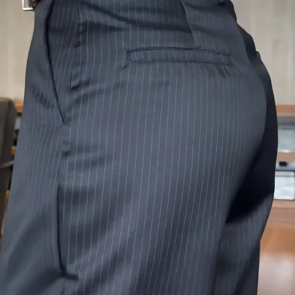 Beatrice | Striped Shaping Dress Pants