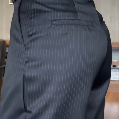 Beatrice | Striped Shaping Dress Pants