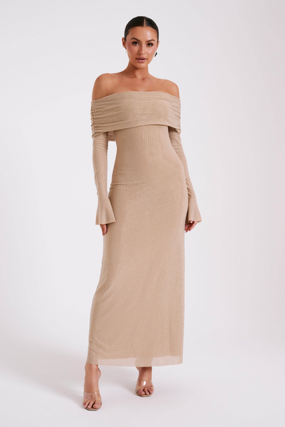 Estelle | Off-Shoulder Maxi Dress